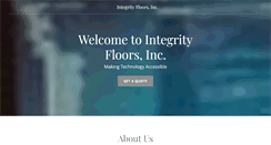 Desktop Screenshot of integrityfloorsinc.com